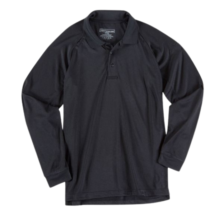 Men's Performance Long Sleeve Polo Shirt | Navy