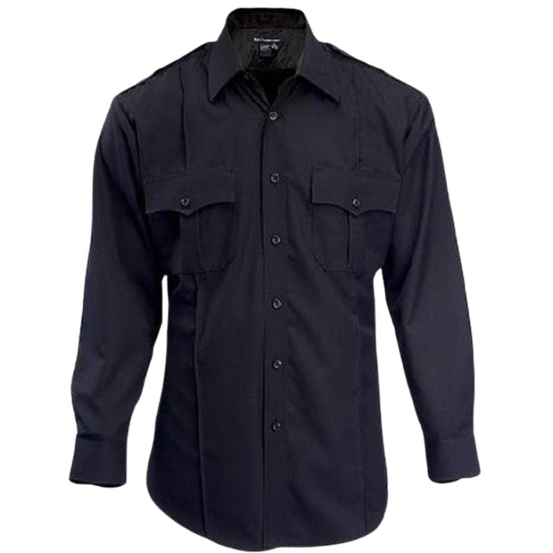 Men's NYC Metro Stryke Ripstop Long Sleeve Shirt w/ NYPD Patches | Navy