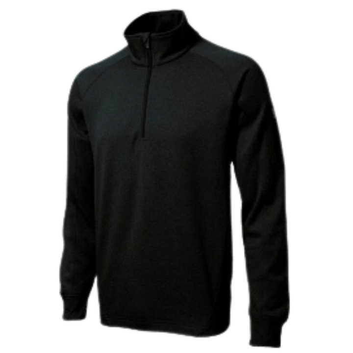 Sport-Tek Tech Fleece 1/4-Zip Pullover Sweatshirt | Black, Navy
