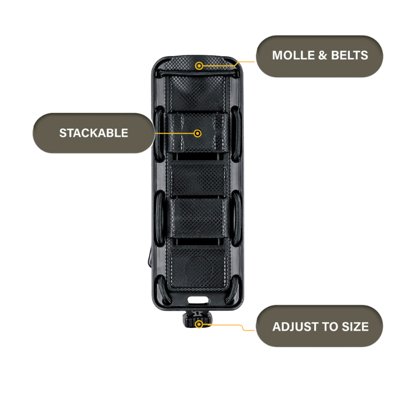 Flex Duty Baton &amp; Flashlight Case Universal fit | Black
