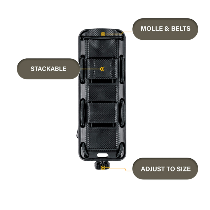 Flex Duty Baton &amp; Flashlight Case Universal fit | Black