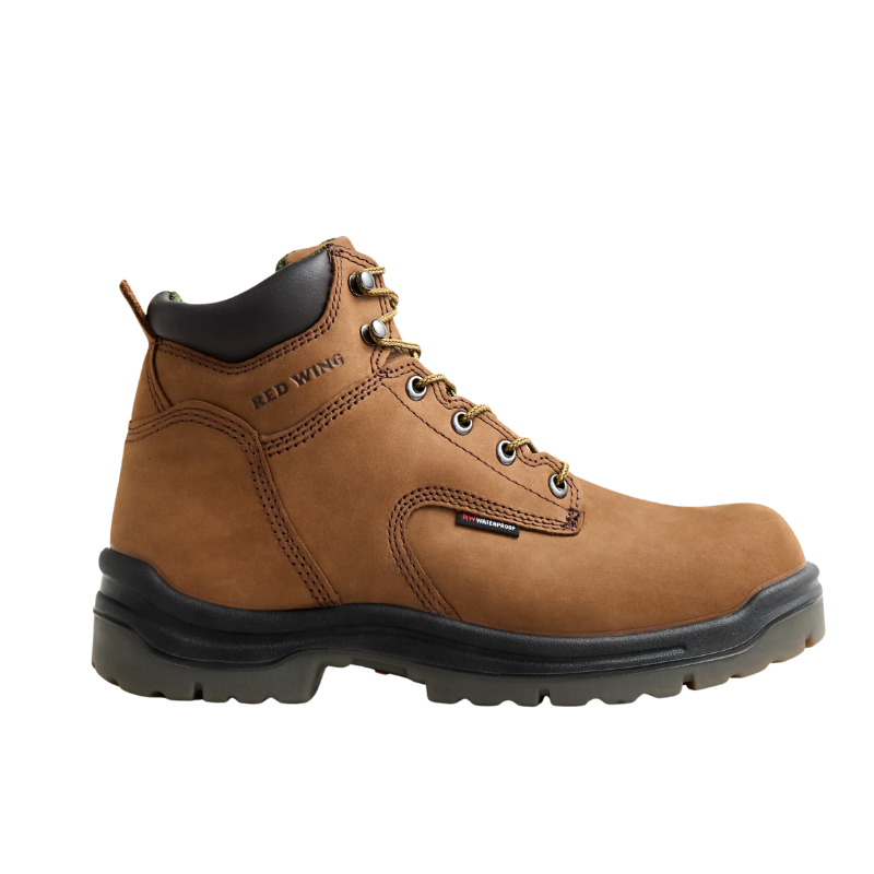 Men's King Toe 6" Waterproof Soft Toe Boot | Brown