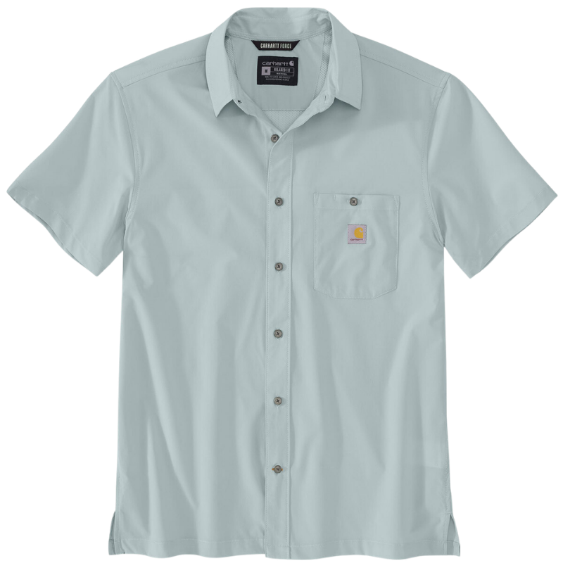 Force Sun Defender Woven Relaxed Short Sleeve Shirt | Dew Drop