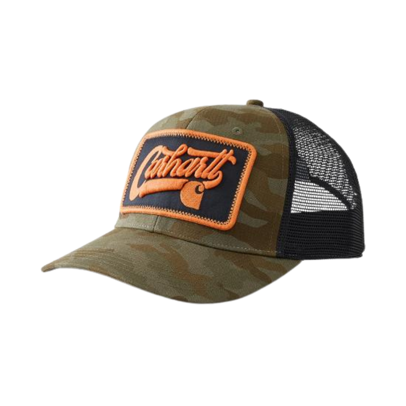 Ripstop Mesh-Back Camo Cap | Army Green Camo