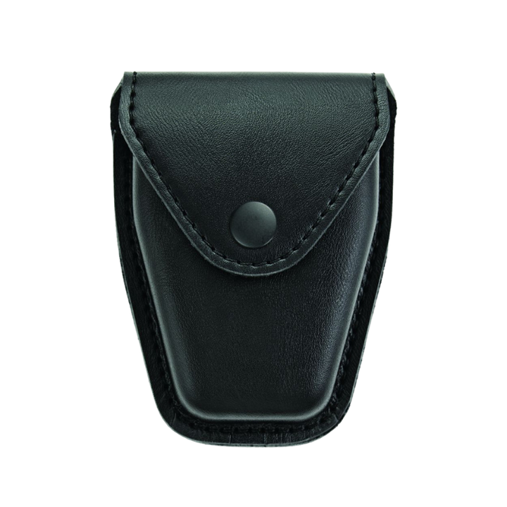 AirTek Single Closed Coated ASP® Chain Handcuff Case Leather | Black Snap