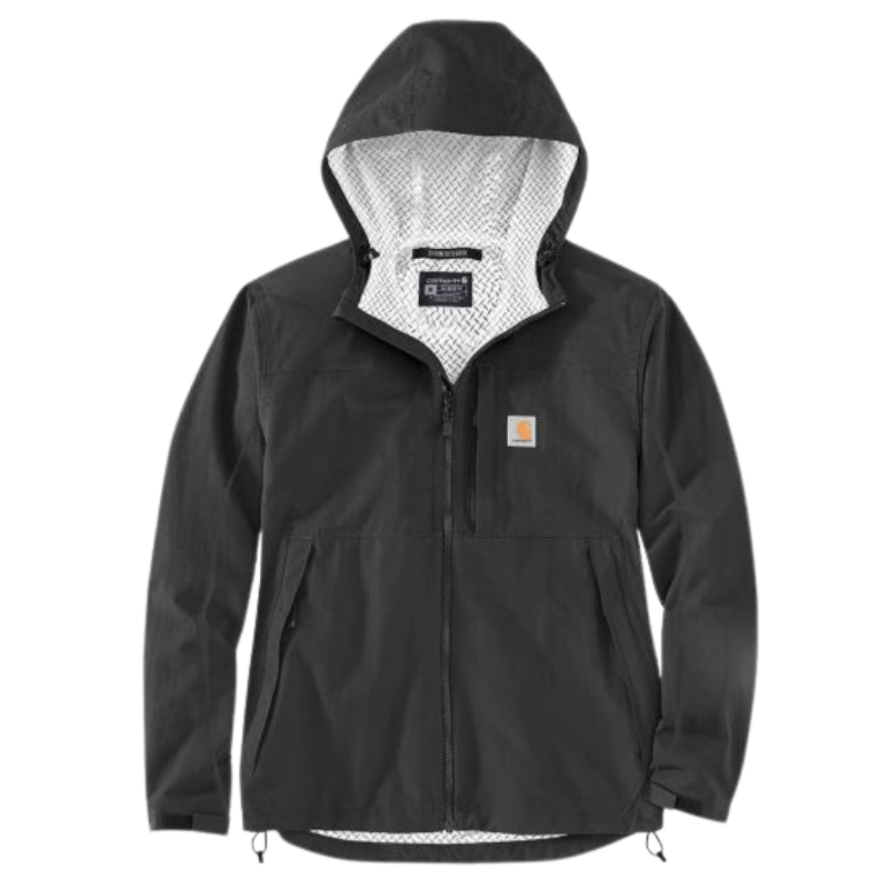 Monterey Lightweight Waterproof Packable Jacket | Black