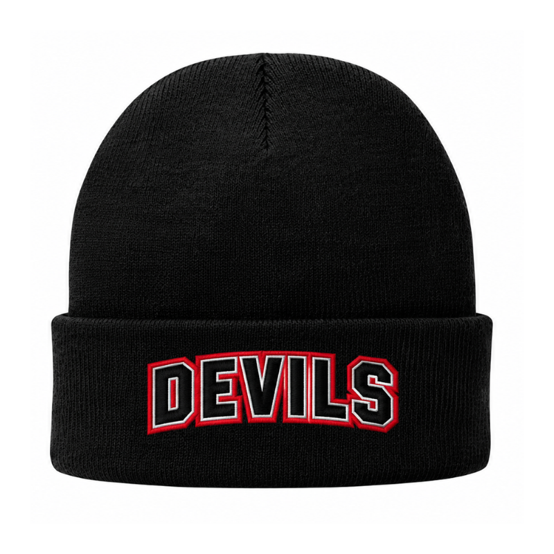 Northeast Devils Fleece Lined Knit Beanie | Black or Grey