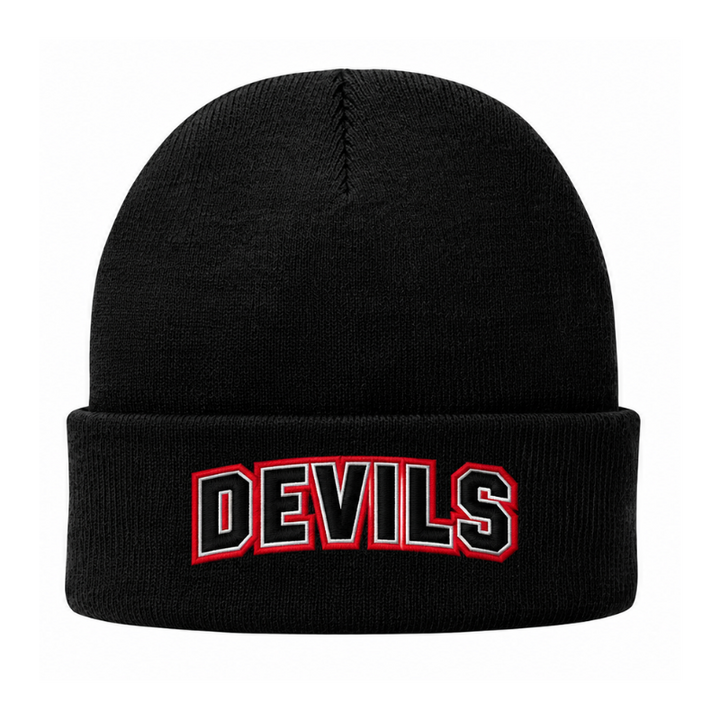 Northeast Devils Fleece Lined Knit Beanie | Black or Grey