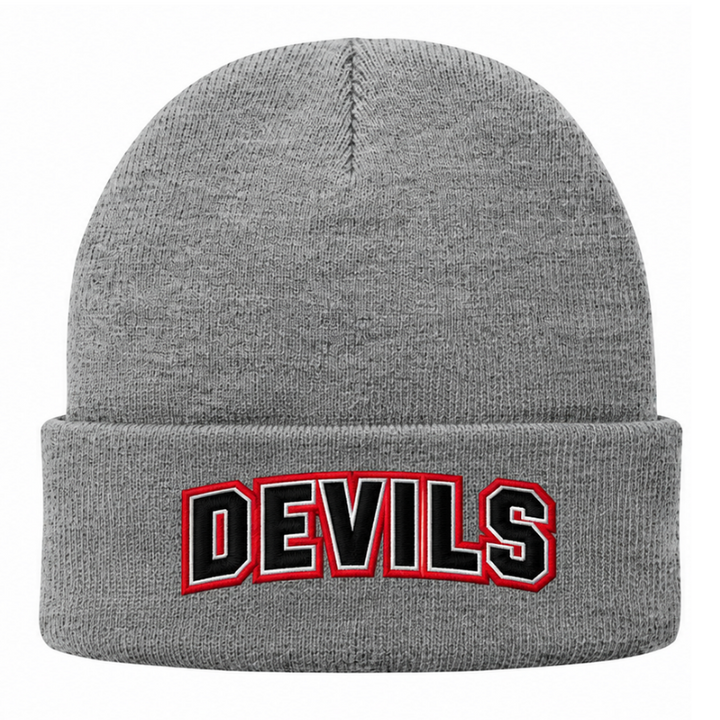 Northeast Devils Fleece Lined Knit Beanie | Black or Grey