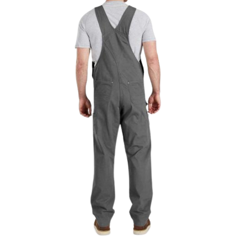 Rugged Flex Relaxed Fit Canvas Bib Overall | Dark Khaki