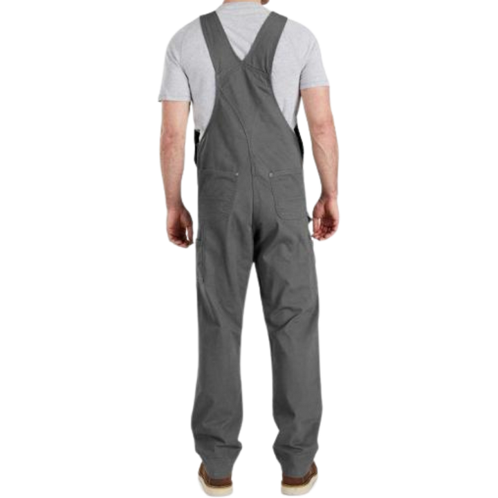 Rugged Flex Relaxed Fit Canvas Bib Overall | Dark Khaki