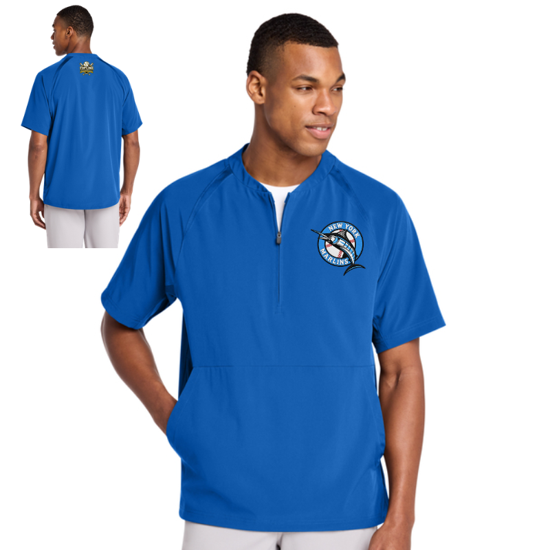 NY Marlins Baseball Cage Shirt | Navy or Royal