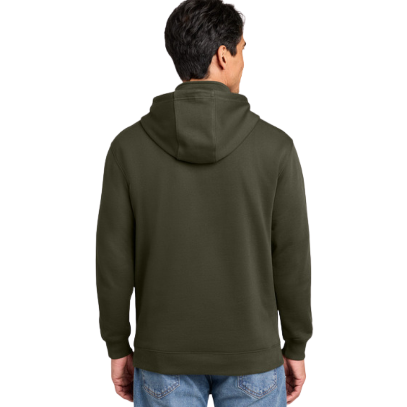 Tough Fleece 1/4-Zip Hoodie | Tundra Green, Bright Yellow