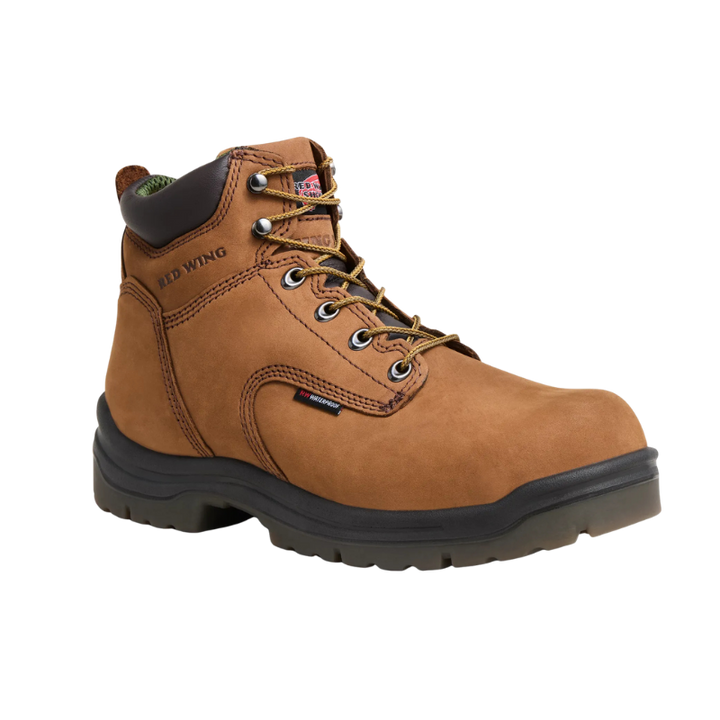 Men's King Toe 6" Waterproof Safety Toe Boot | Brown