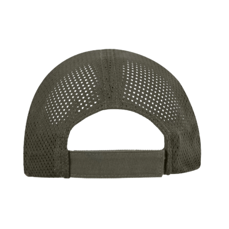 Tactical Mesh Back Cap With Embroidered US Flag | Olive Drab