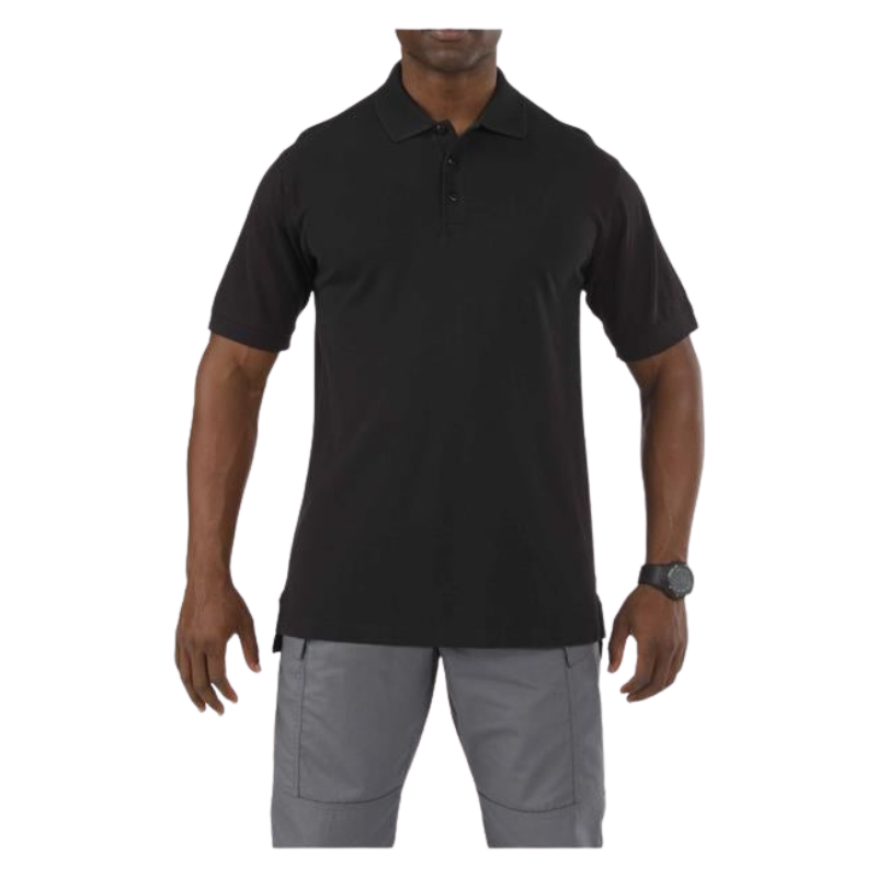 Men's Professional Short Sleeve Polo Shirt | Black