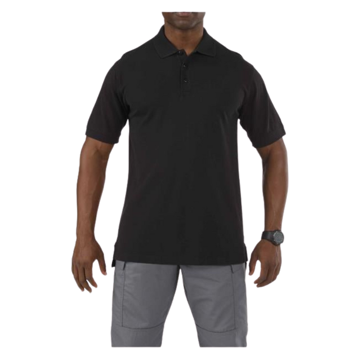 Men's Professional Short Sleeve Polo Shirt | Black