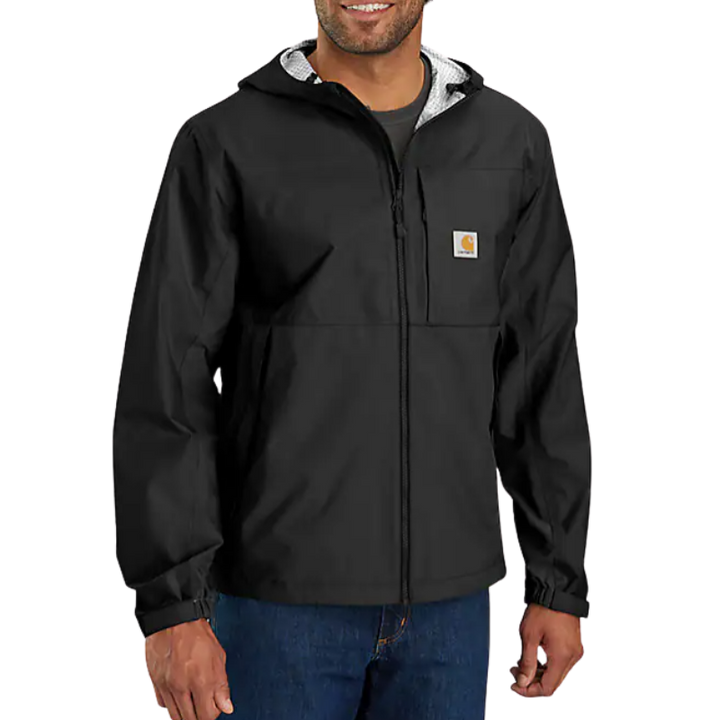 Monterey Lightweight Waterproof Packable Jacket | Black