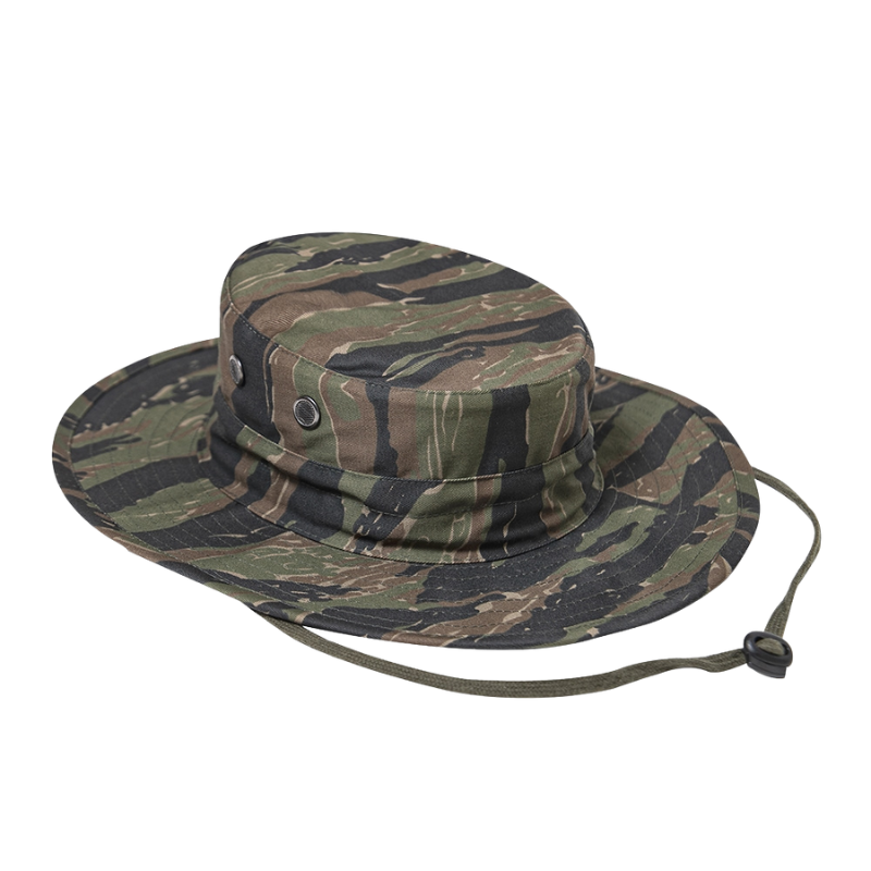 Adjustable Boonie Hat | Tiger Stripe Camo