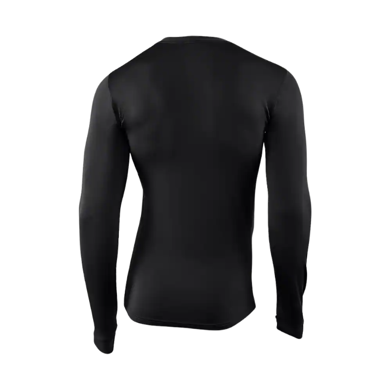 Force Heavyweight Stretch Long Sleeve Base Layer Crewneck | Black