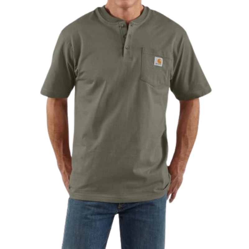 Short Sleeve Workwear Henley T-Shirt | Multiple Colors