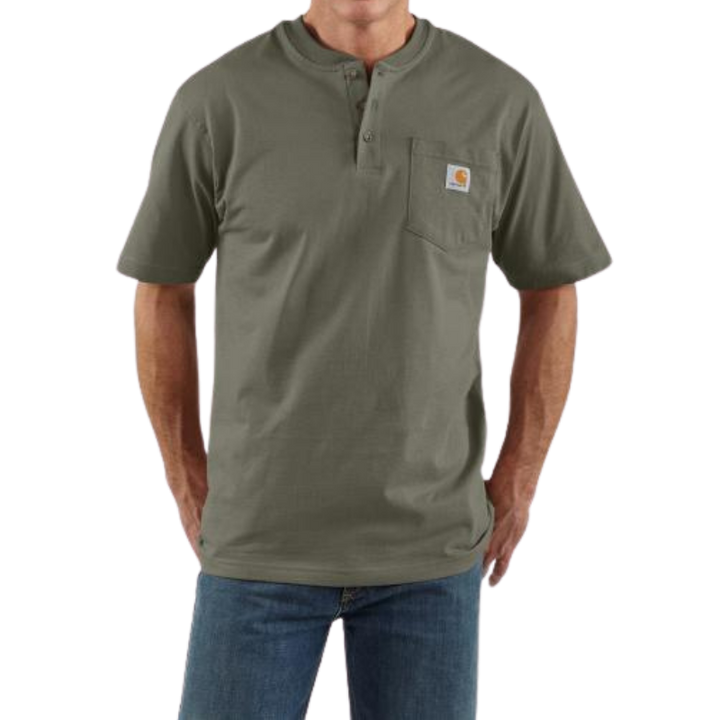 Short Sleeve Workwear Henley T-Shirt | Multiple Colors