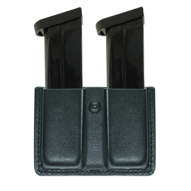 AirTek Leather Double Open Magazine Case | Black