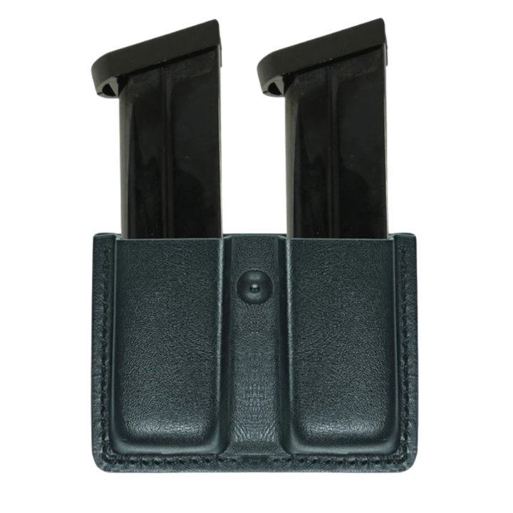 AirTek Leather Double Open Magazine Case | Black