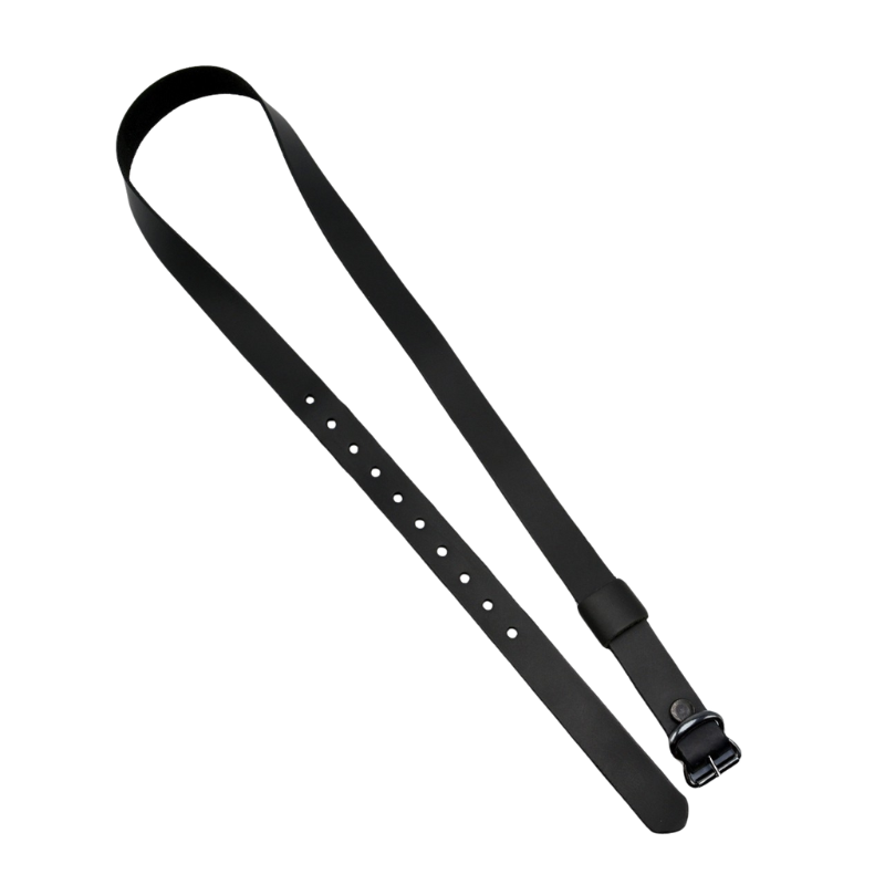 Leather Trooper Campaign Hat Chin Strap - Back Strap | Black