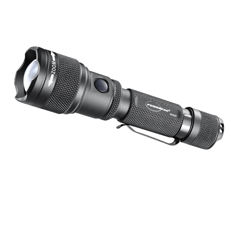 FlexBeam 1200LM Thread-Zoom Hunting Flashlight 700M Range | Black