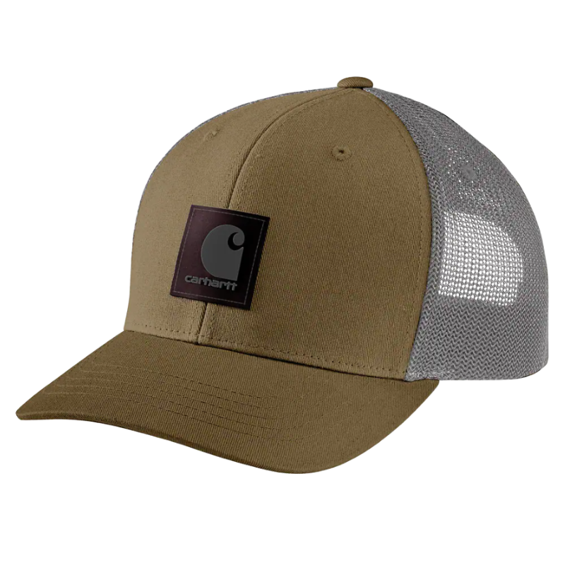 Rugged Flex Twill Mesh-Back Logo Patch Cap |  Kahki