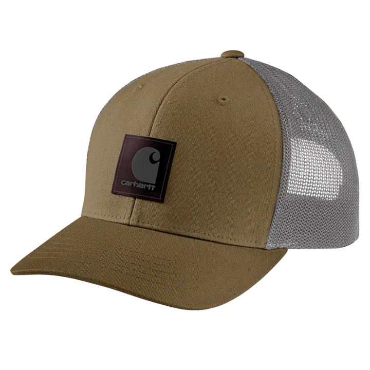 Rugged Flex Twill Mesh-Back Logo Patch Cap |  Kahki
