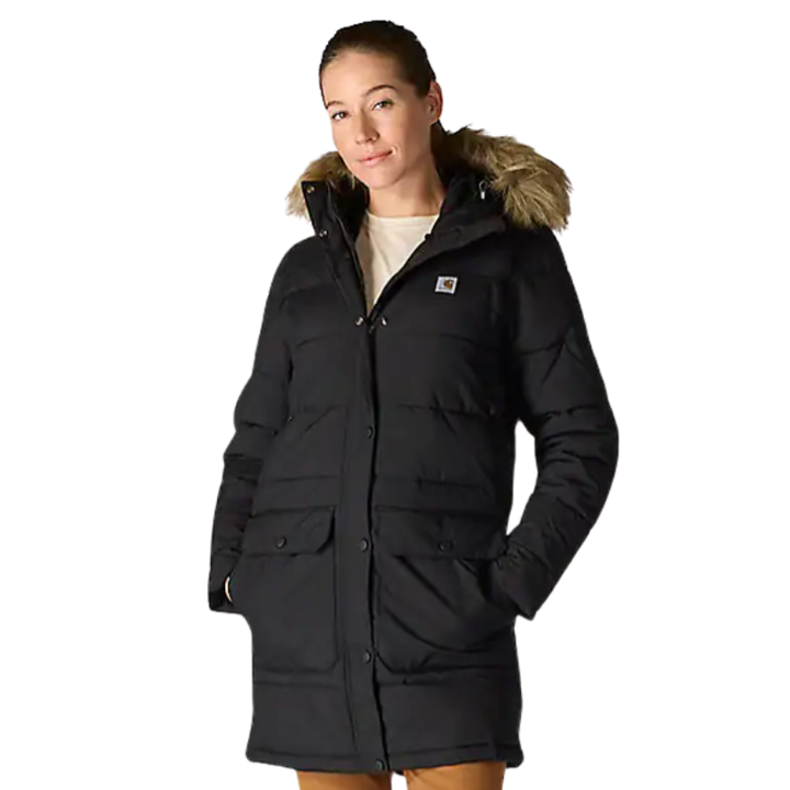 Women's Relaxed Fit Insulated Montana Parka | Black