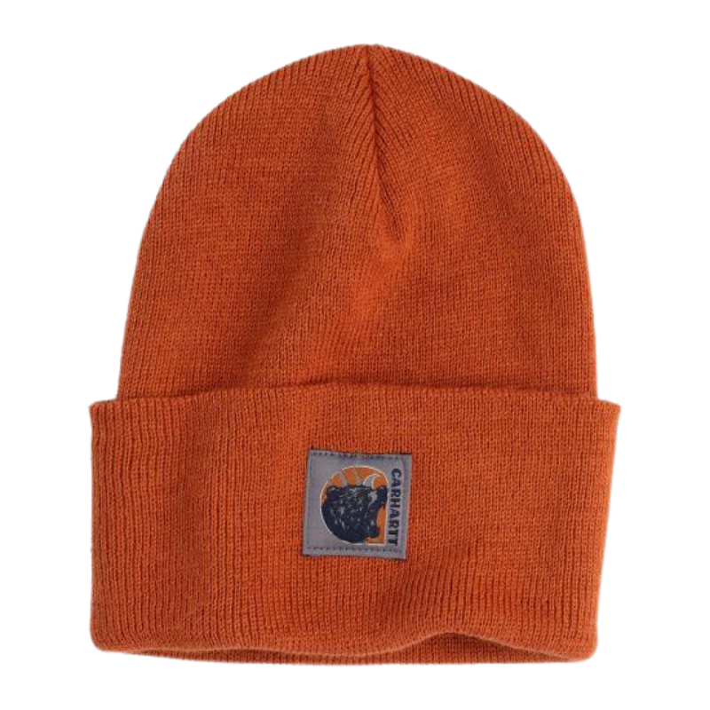 Watch Cap Graphic Beanie | Black, Homestead Red