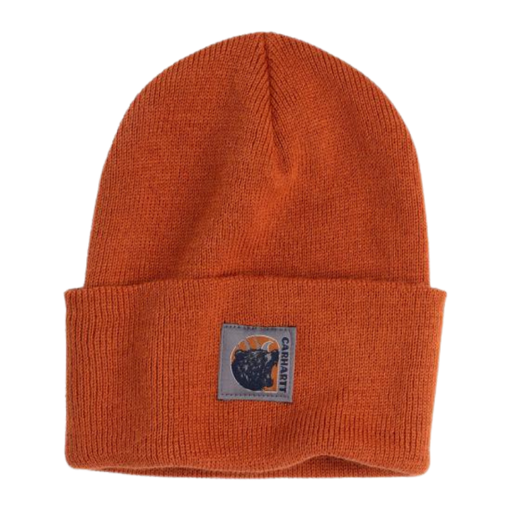 Watch Cap Graphic Beanie | Black, Homestead Red