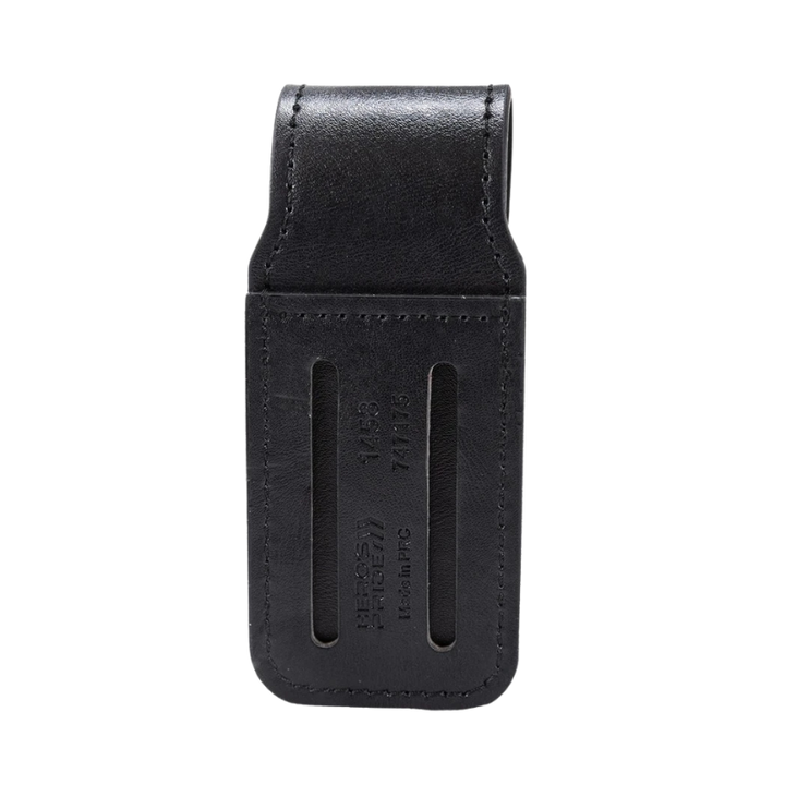 AirTek Basketweave Closed OC Pepper Spray Holder | Brass Snap