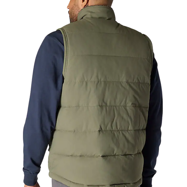 Montana Loose Fit Insulated Vest | Dusty Olive