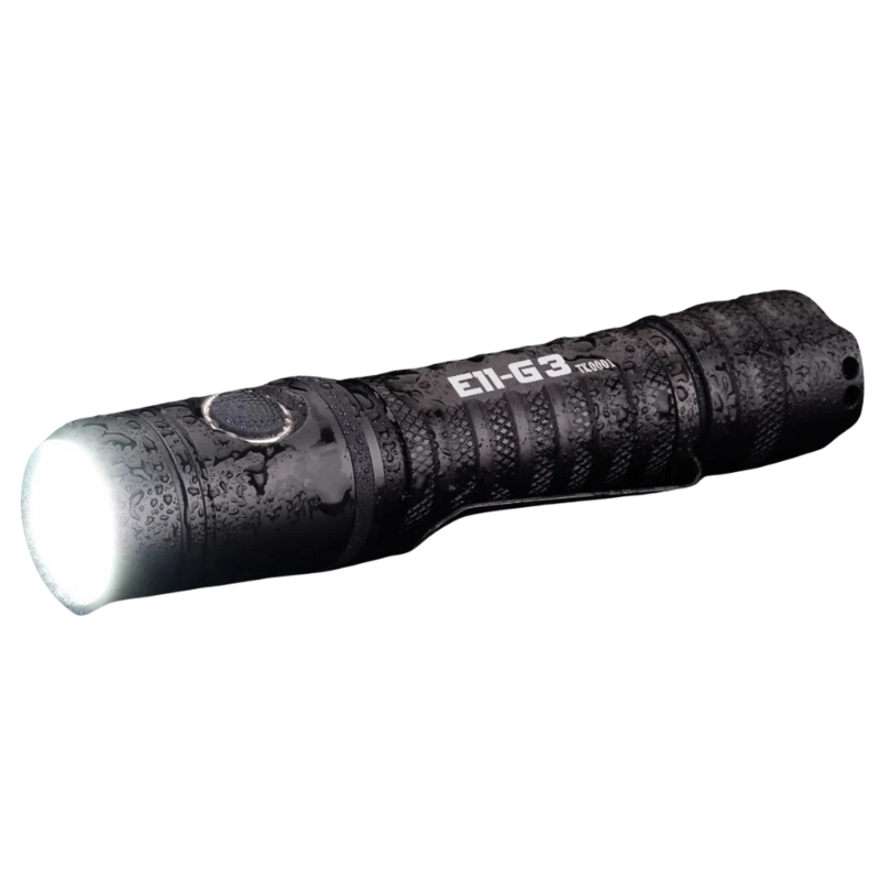 E11-Gen3 2020 Lumen Rechargeable EDC Flashlight | Black