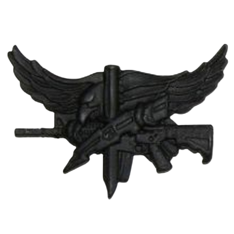 Center Mass Swat Operator Qualifcation Pin | Silver, Pol. Silver, Gold, Pol. Gold, Matte Black