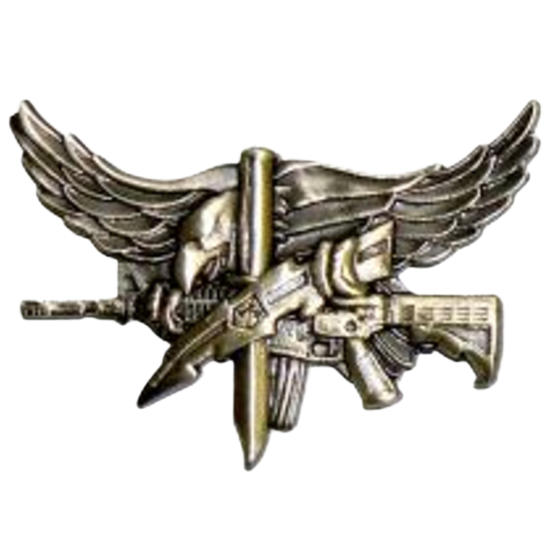 Center Mass Swat Operator Qualifcation Pin | Silver, Pol. Silver, Gold, Pol. Gold, Matte Black