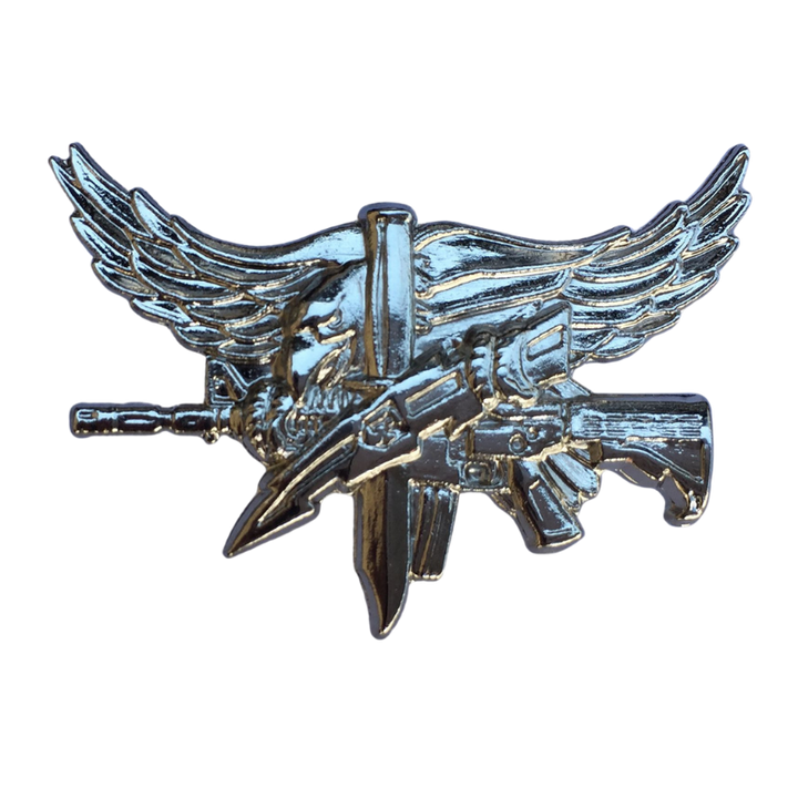 Center Mass Swat Operator Qualifcation Pin | Silver, Pol. Silver, Gold, Pol. Gold, Matte Black