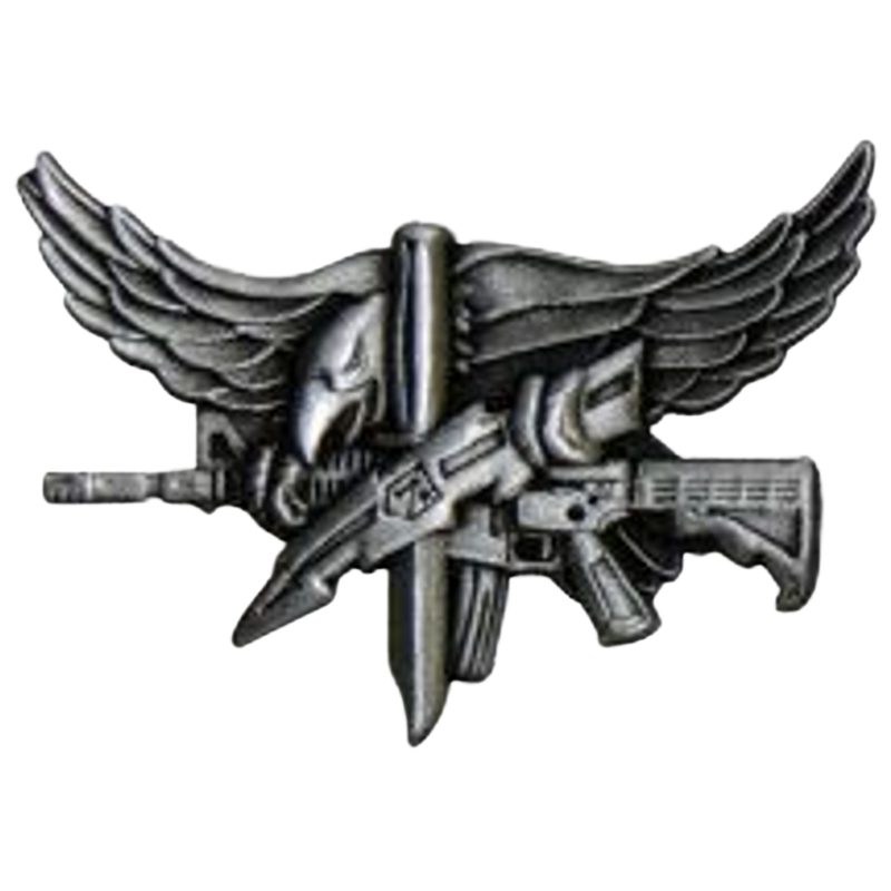 Center Mass Swat Operator Qualifcation Pin | Silver, Pol. Silver, Gold, Pol. Gold, Matte Black