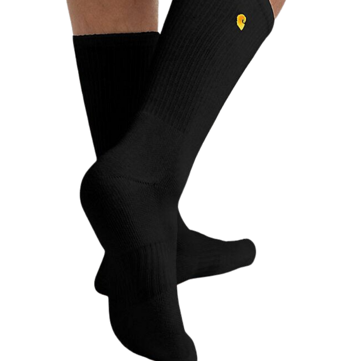 Force Midweight Crew Sock 2-Pack | Black