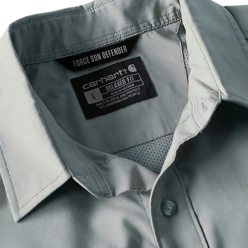 Force Sun Defender Woven Relaxed Short Sleeve Shirt | Dew Drop