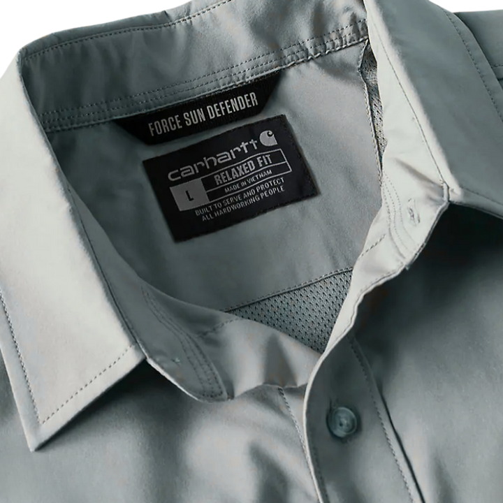 Force Sun Defender Woven Relaxed Short Sleeve Shirt | Dew Drop