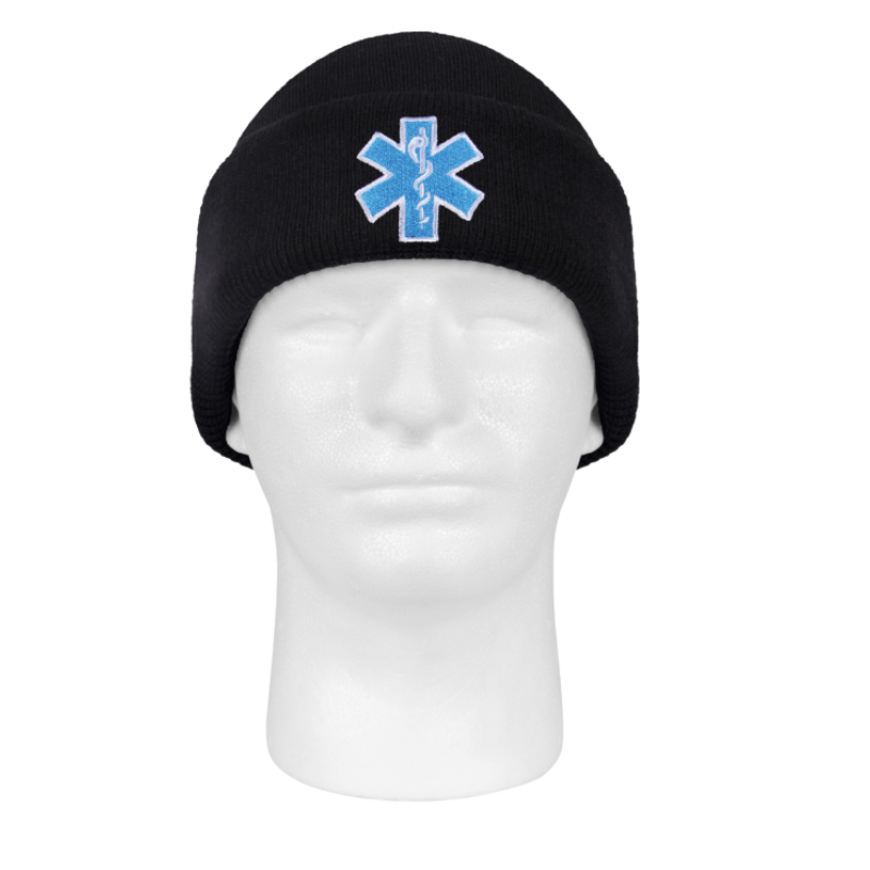 Star of Life EMT Watch Cap | Black