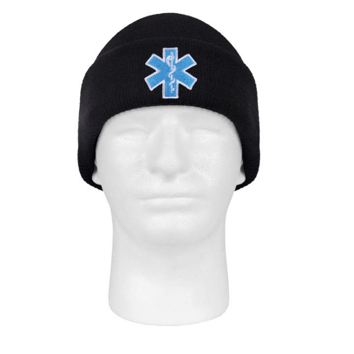 Star of Life EMT Watch Cap | Black