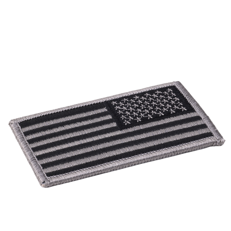 Reverse U.S Flag | Silver / Black