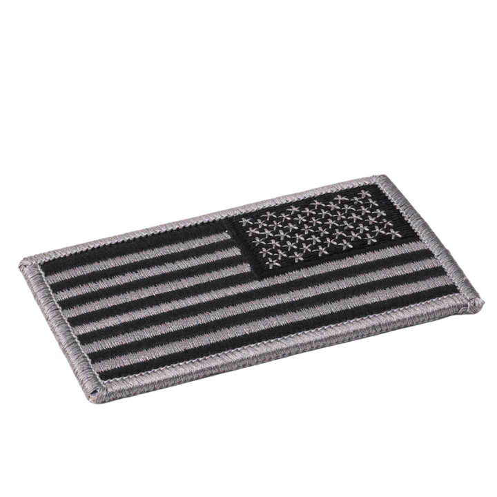 Reverse U.S Flag | Silver / Black