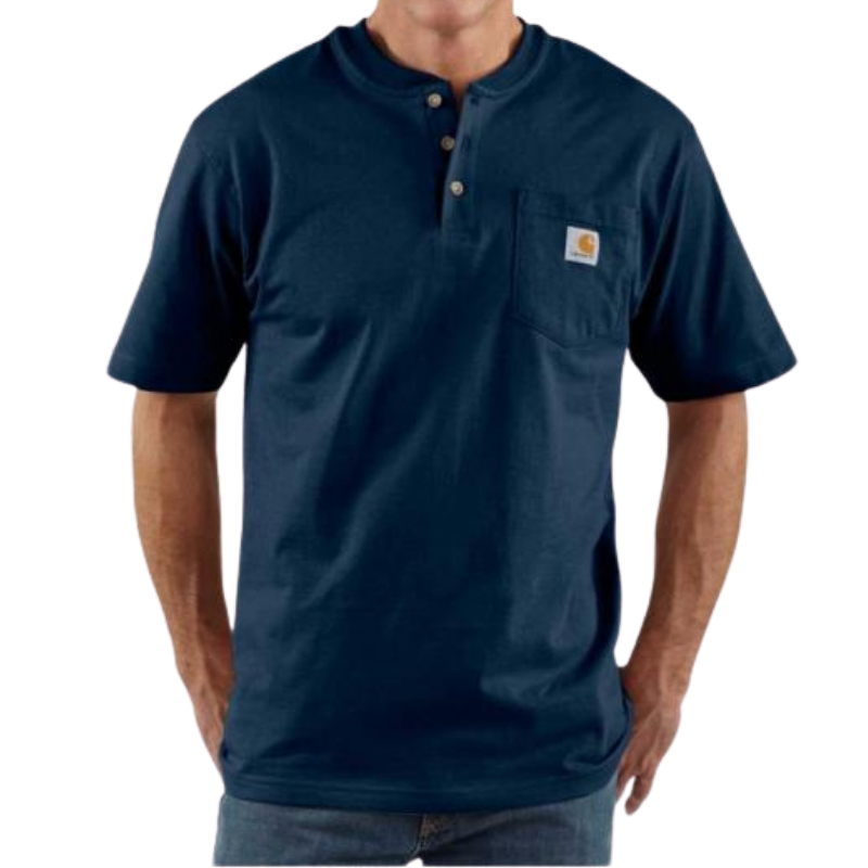 Short Sleeve Workwear Henley T-Shirt | Multiple Colors